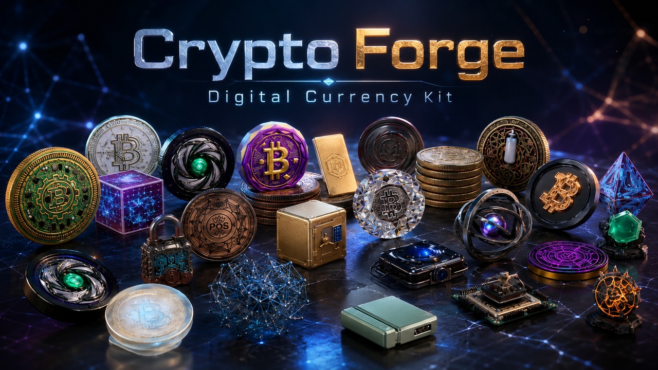 Media 1 for listing Crypto Forge: Digital Currency Kit