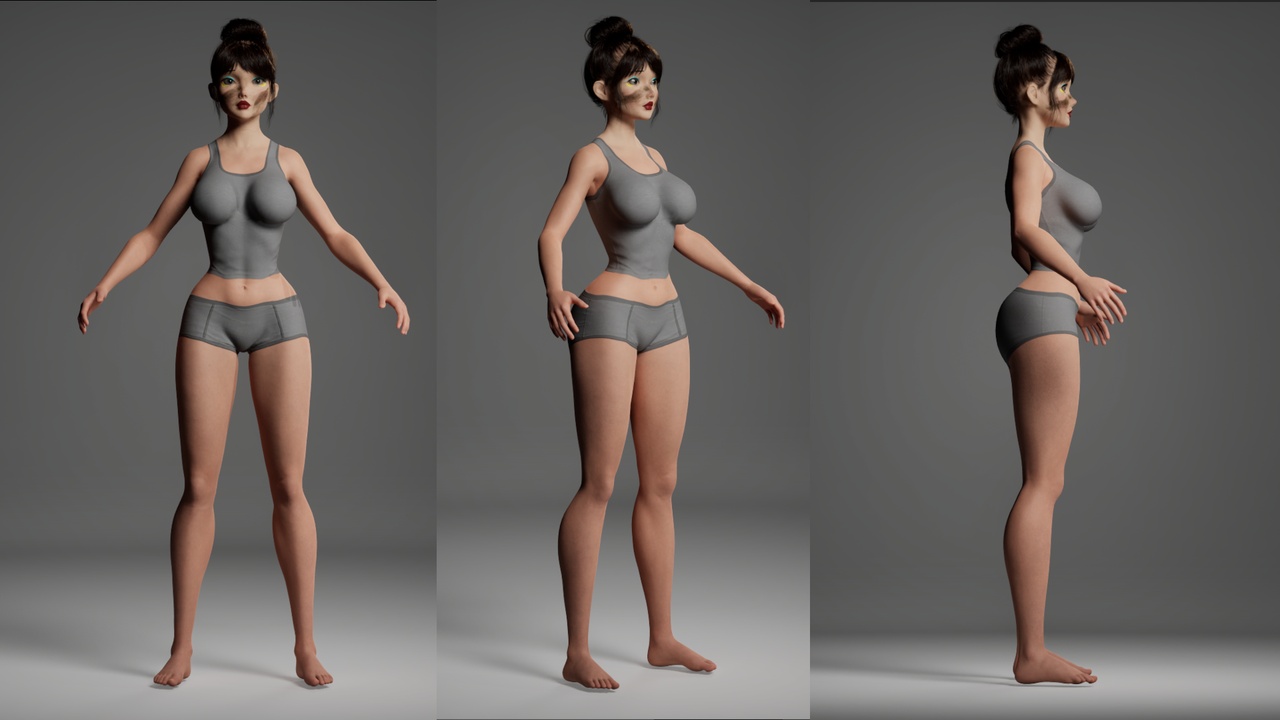 Media 1 for listing Jane: Editable Metahuman Female Stylized Character