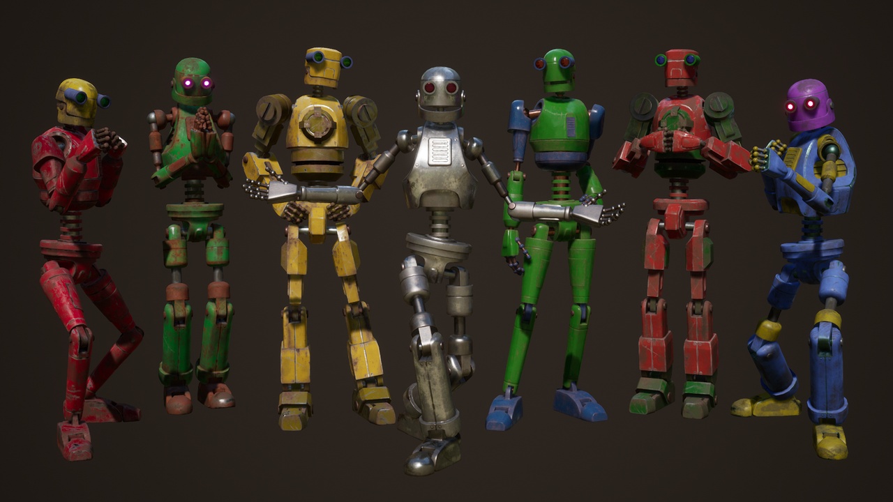 Media 1 for listing Iron Robots Pack