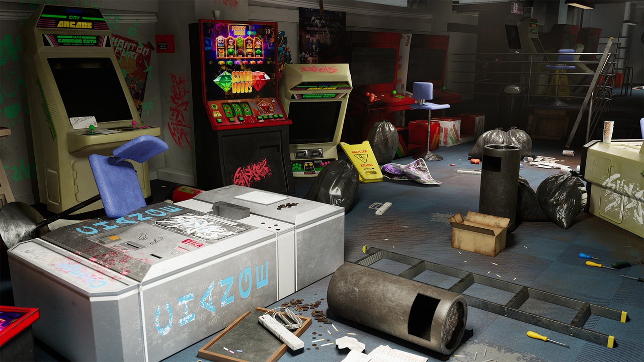 Abandoned Arcade 제품 등록을 위한 미디어 1개