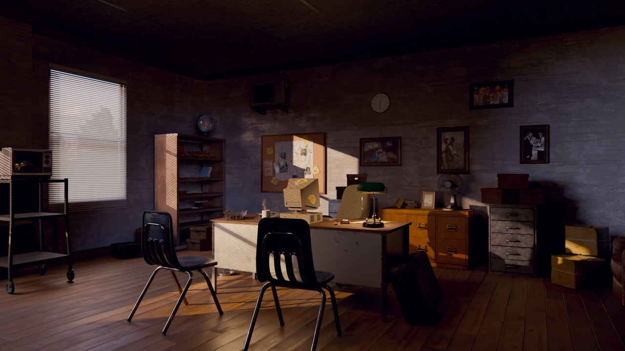 Media 1 for listing Detective Office Interior - Blender Scene