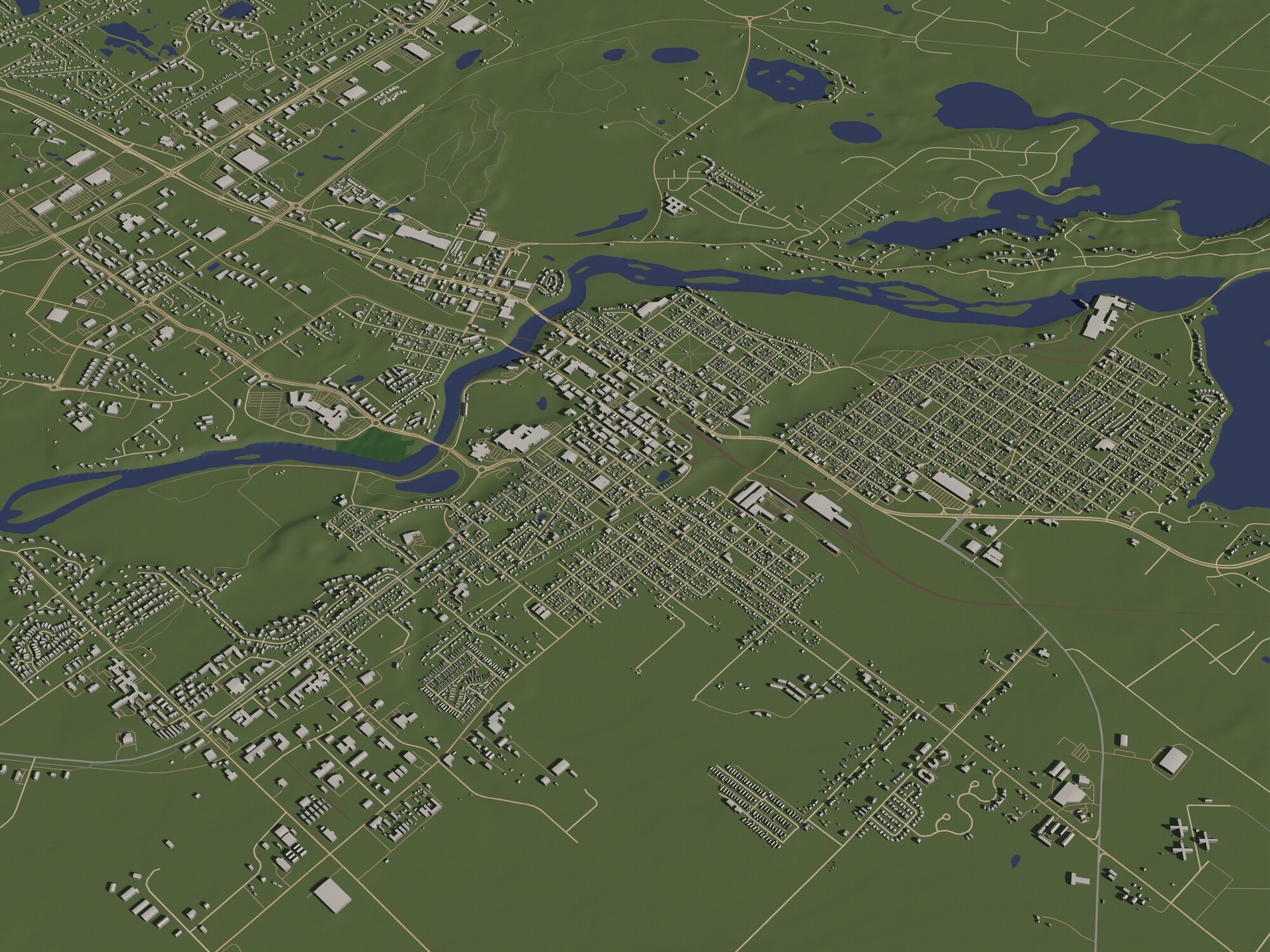 Media 1 for listing Brainerd Minnesota USA in 20 km x 20 km - city and urban