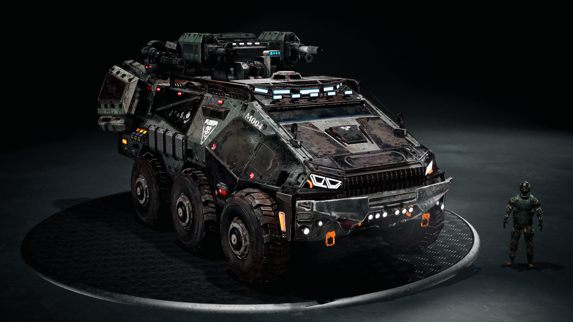 Futuristic/Military APC/BMP/ Vehicle | Fab
