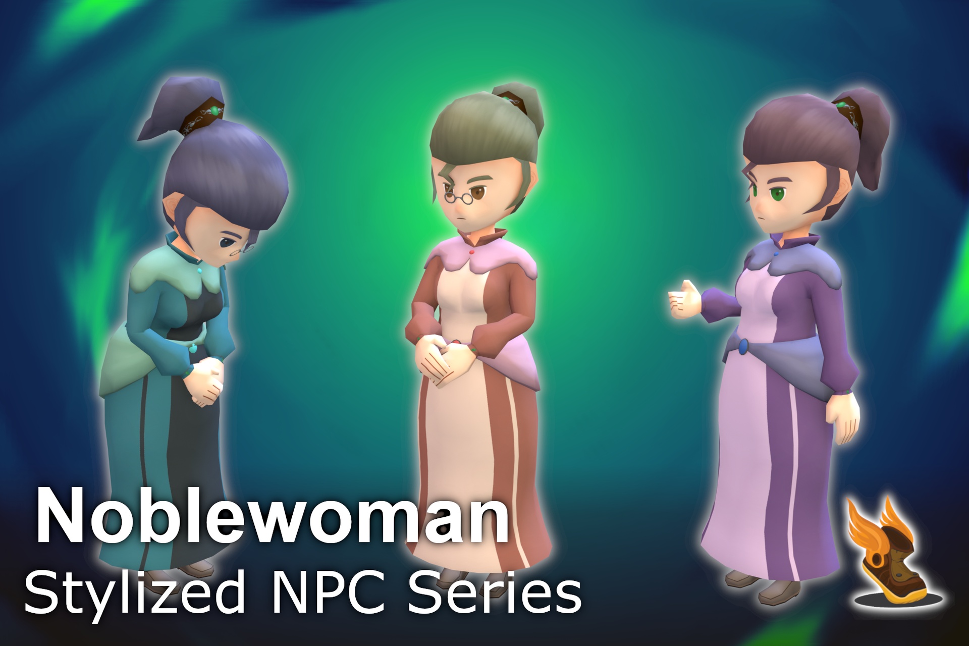 Media 1 for listing Stylized NPC - Noblewoman