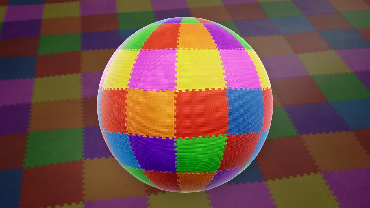 Media 1 for listing Stylized Playground Foam Floor 01A - Material