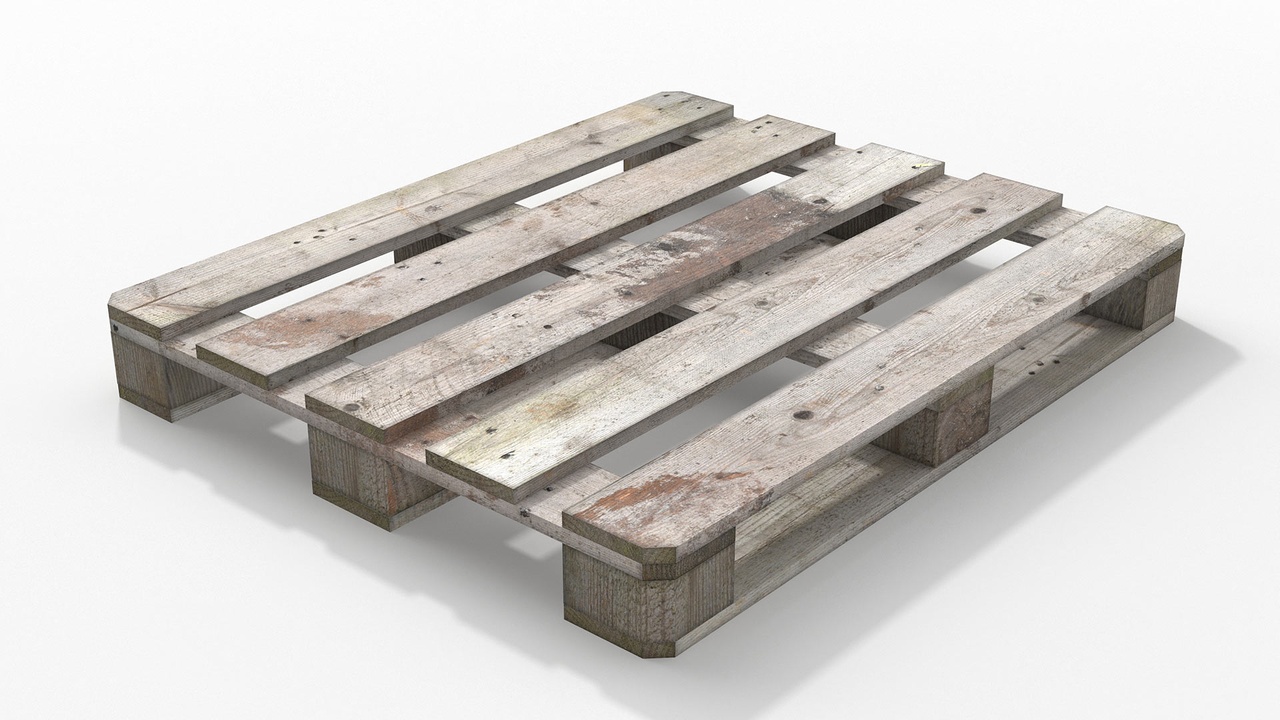 Media 1 for listing Wooden Pallet 01 PBR
