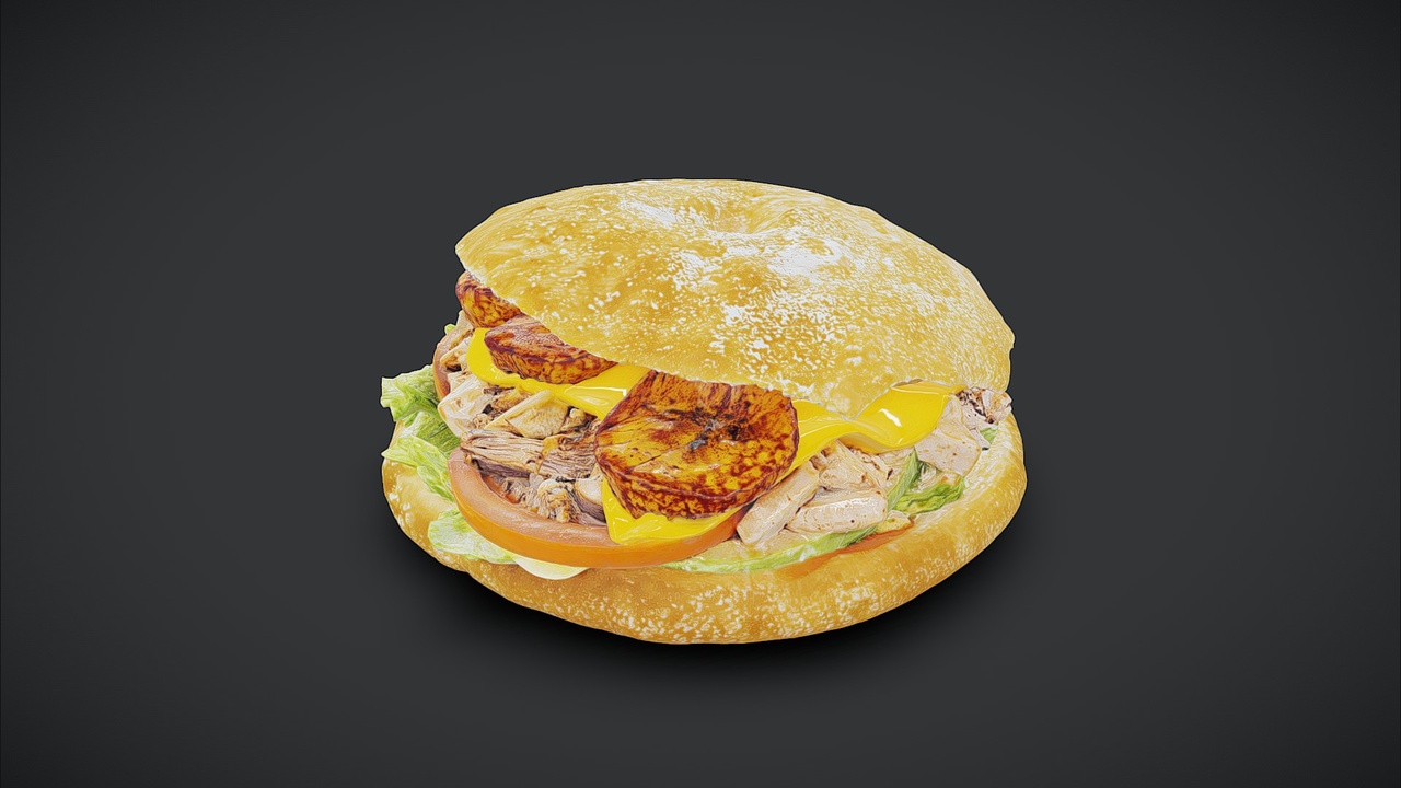 Media 1 for listing Guadeloupean Fried Sandwich - Bokit