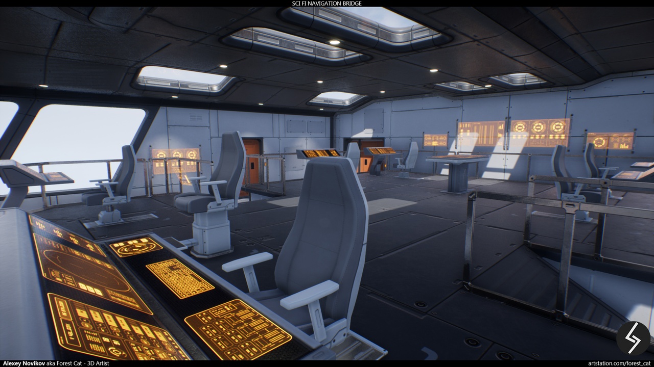 Media 1 for listing Modular Sci Fi Navigation Bridge