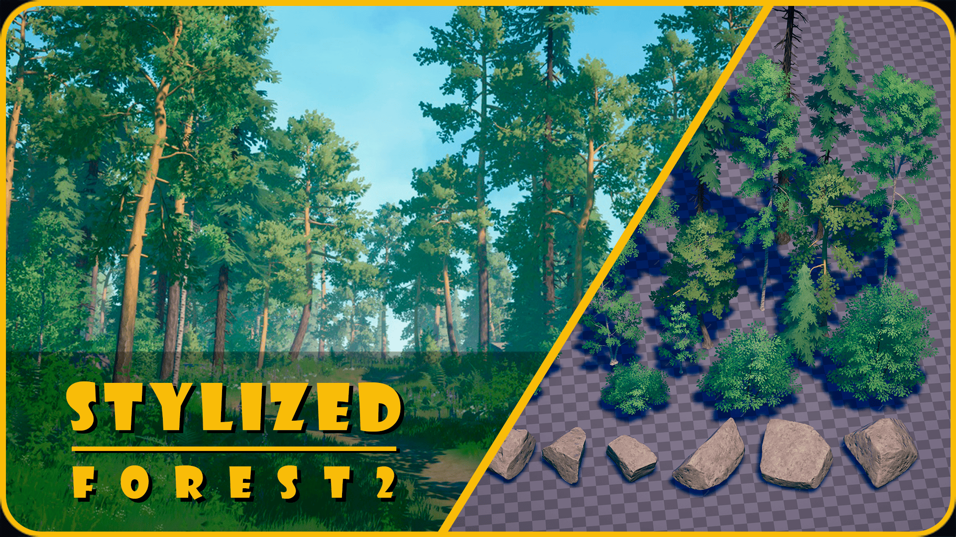 Stylized Environment Series - Forest Package 2 | Fab