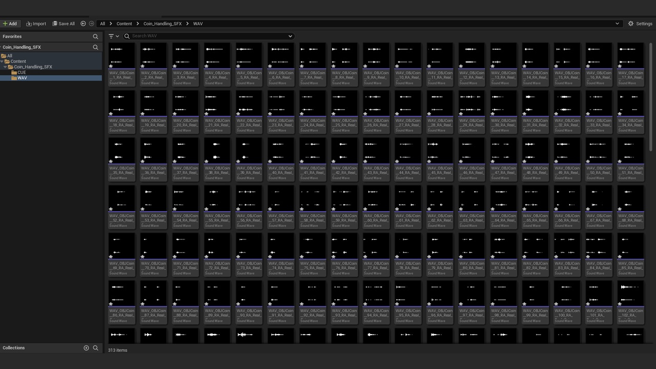 Media 1 for listing Realistic Coin Handling Sounds