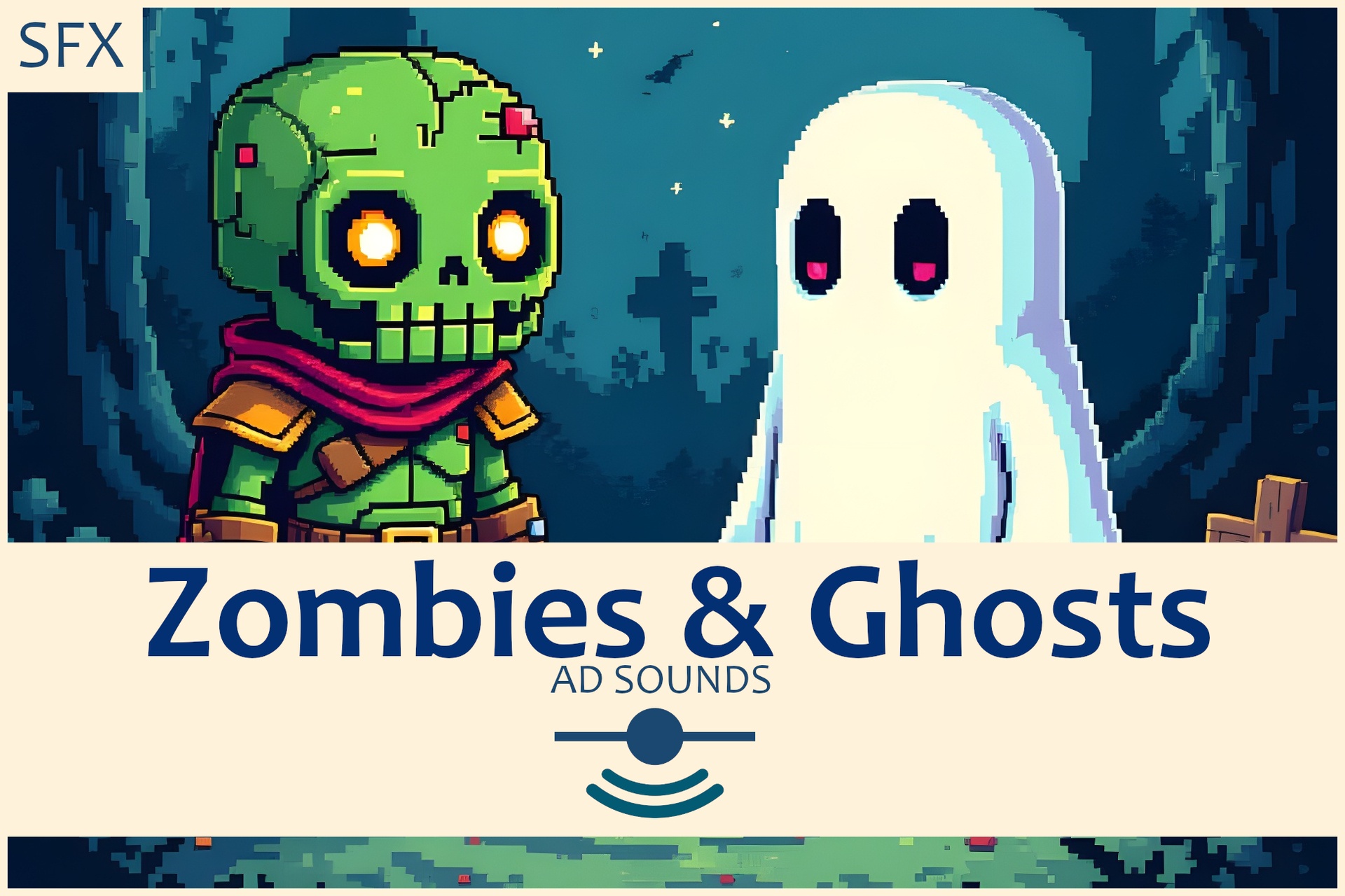 Mídia 1 do anúncio Zombies & Ghosts - Sound Effects