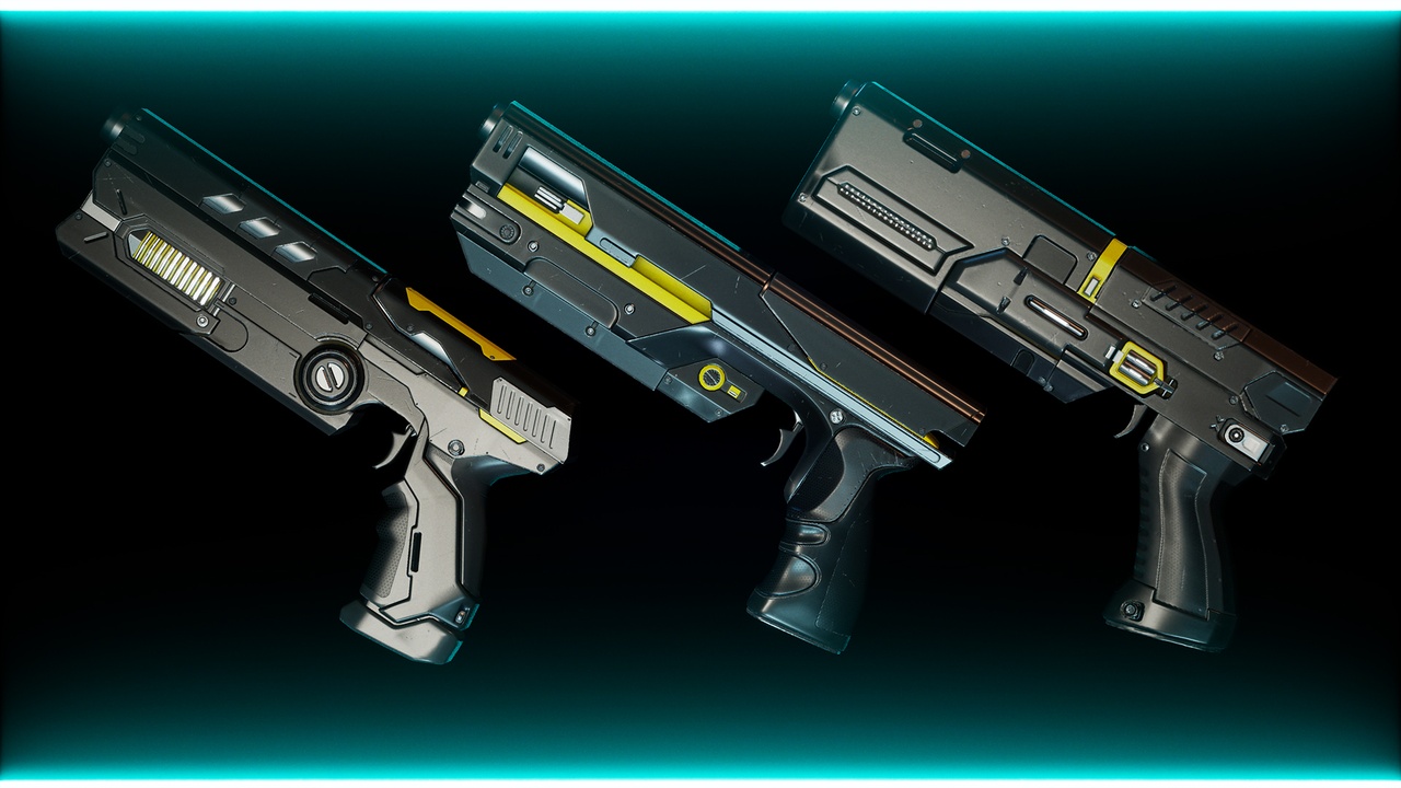 Medios 1 para el artículo Futuristic Pistols Pack 3