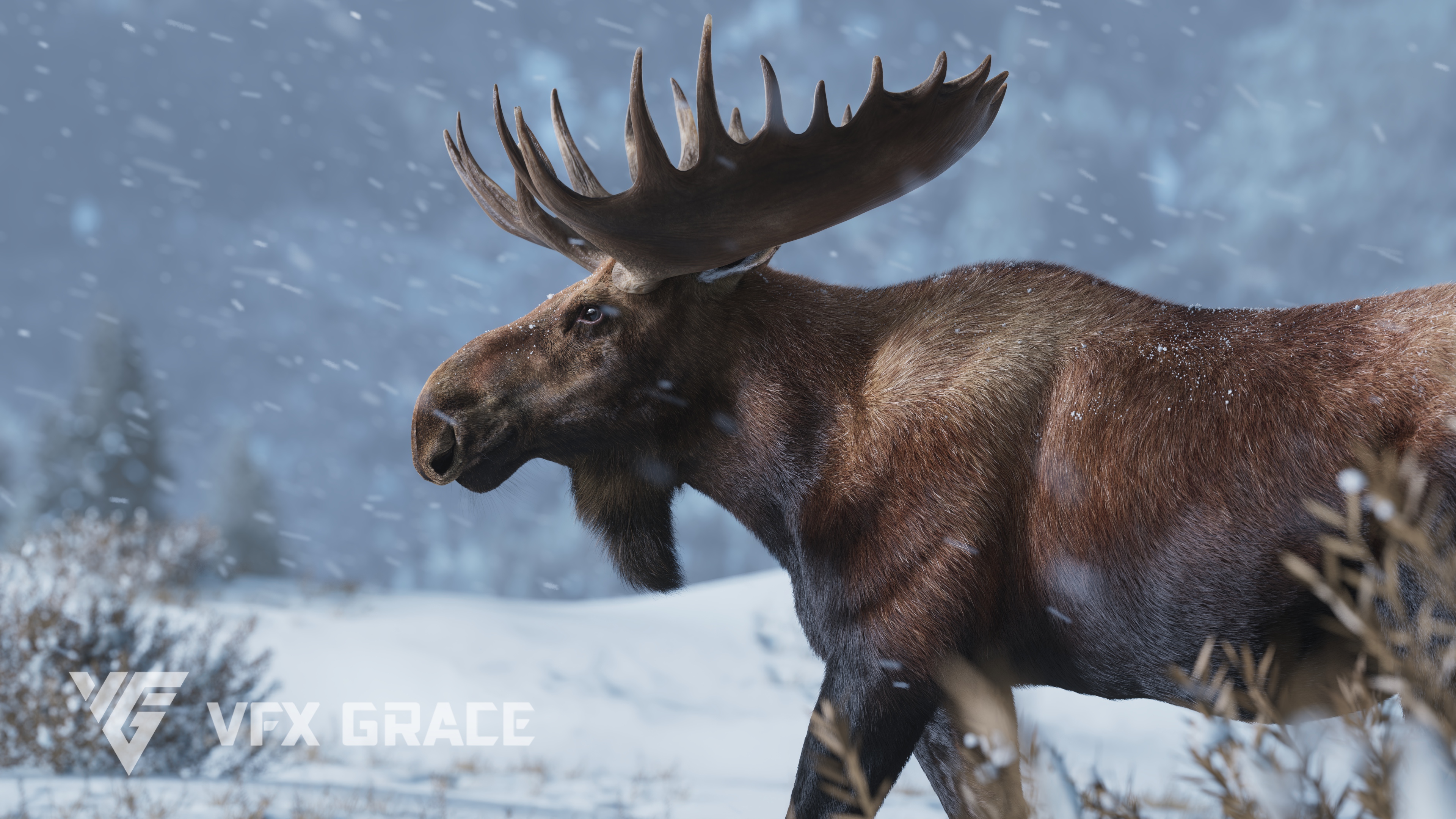 3D Model Moose Male - Unreal Engine Character Asset