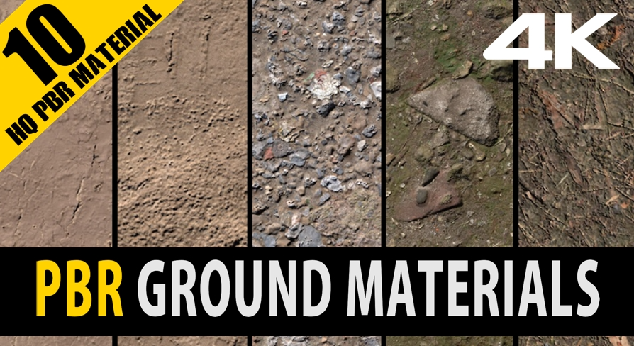 Ground Materials PACK B -4k | Fab