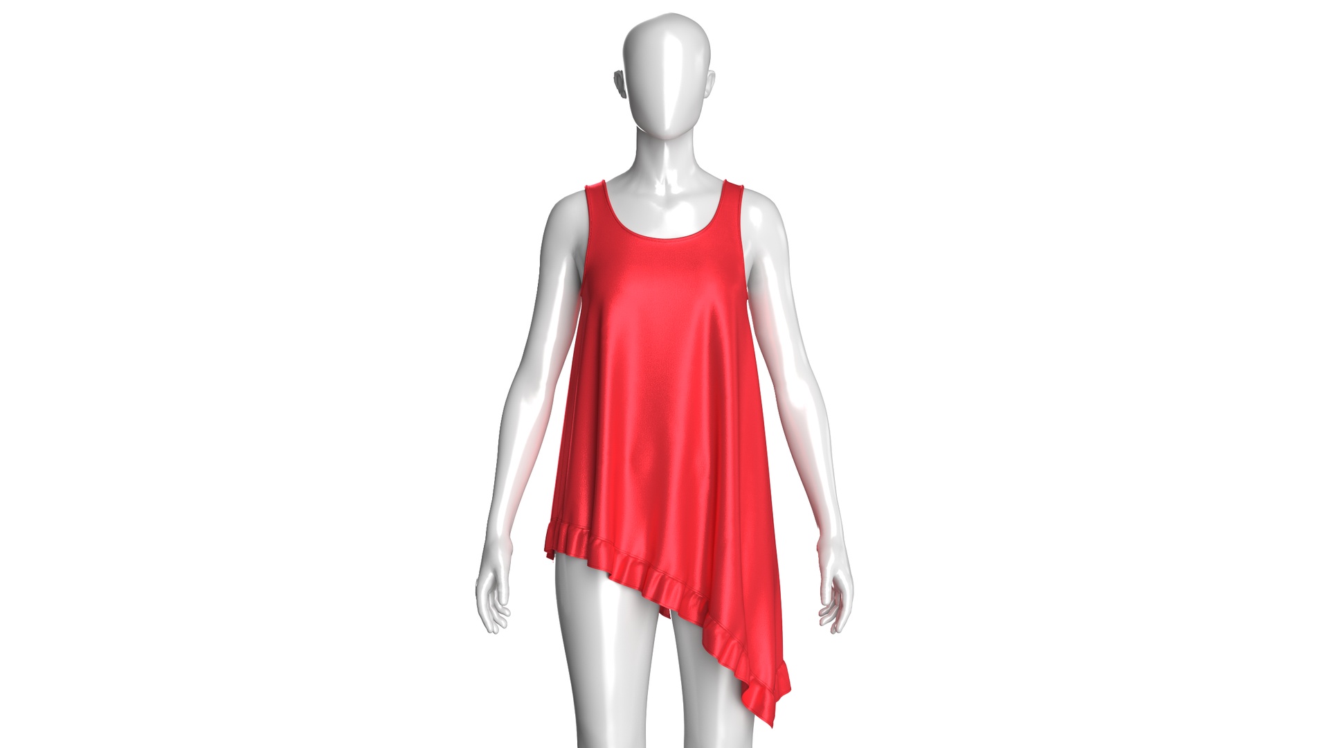 Media 1 for listing Girls Sleeveless Silk Nightwear | High Poly