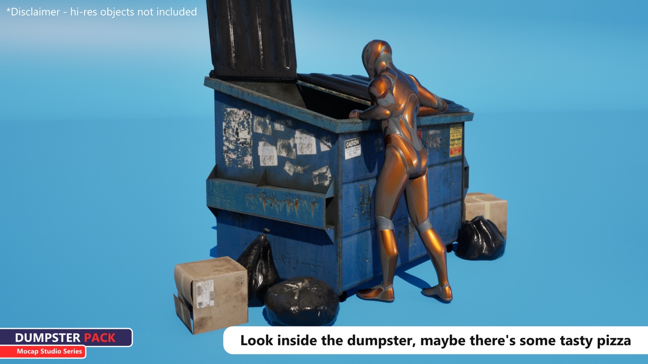 Media 1 for listing MC Dumpster Animation Pack