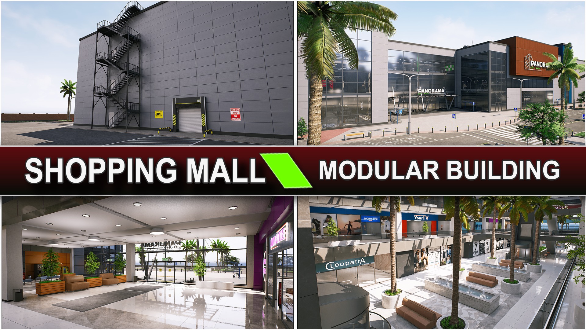 City Shopping Mall (MODULAR BUILDING) | Fab