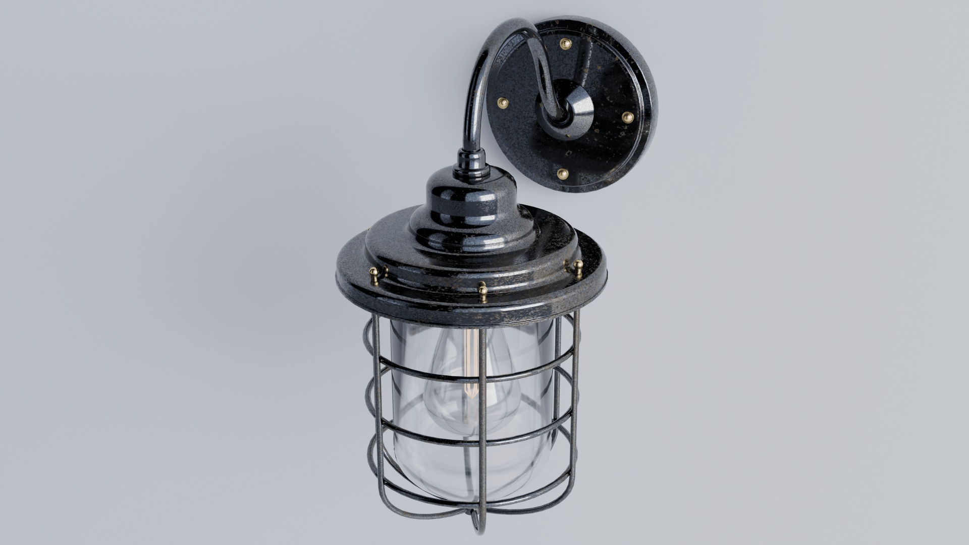 Media 1 for listing Industrial Cage Wall Sconce
