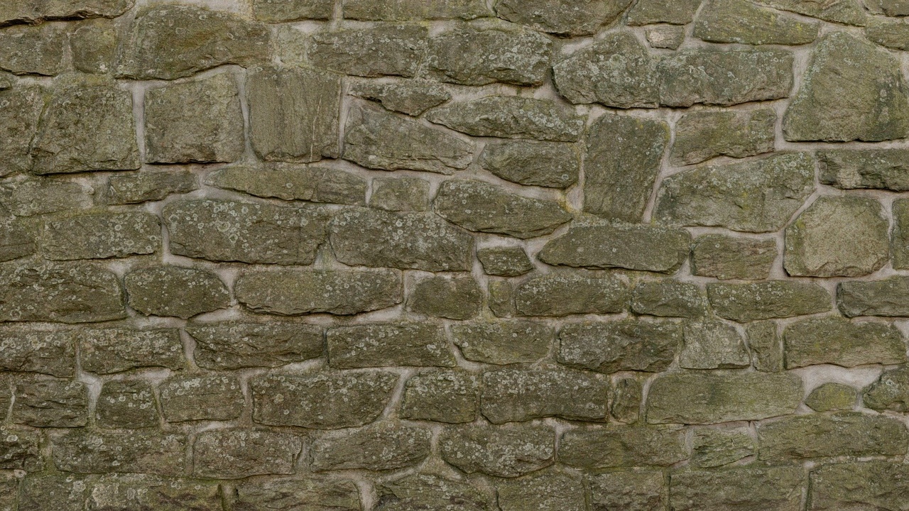 Media 1 for listing Moss covered stone wall