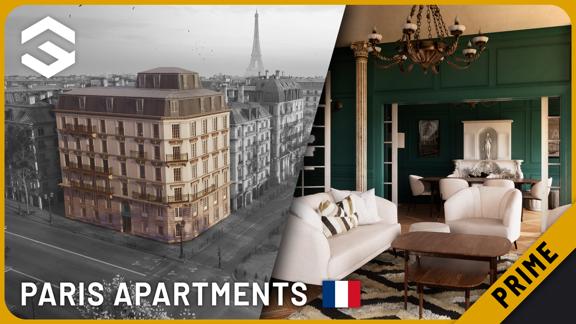 Paris Apartments Building