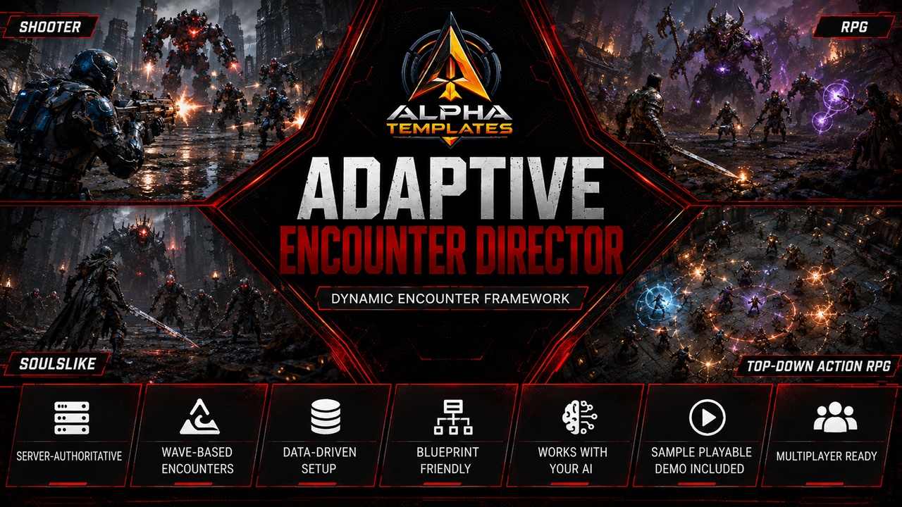 Media 1 for listing Adoptive Encounter Director - Dynamic AI Encounter & Combat System