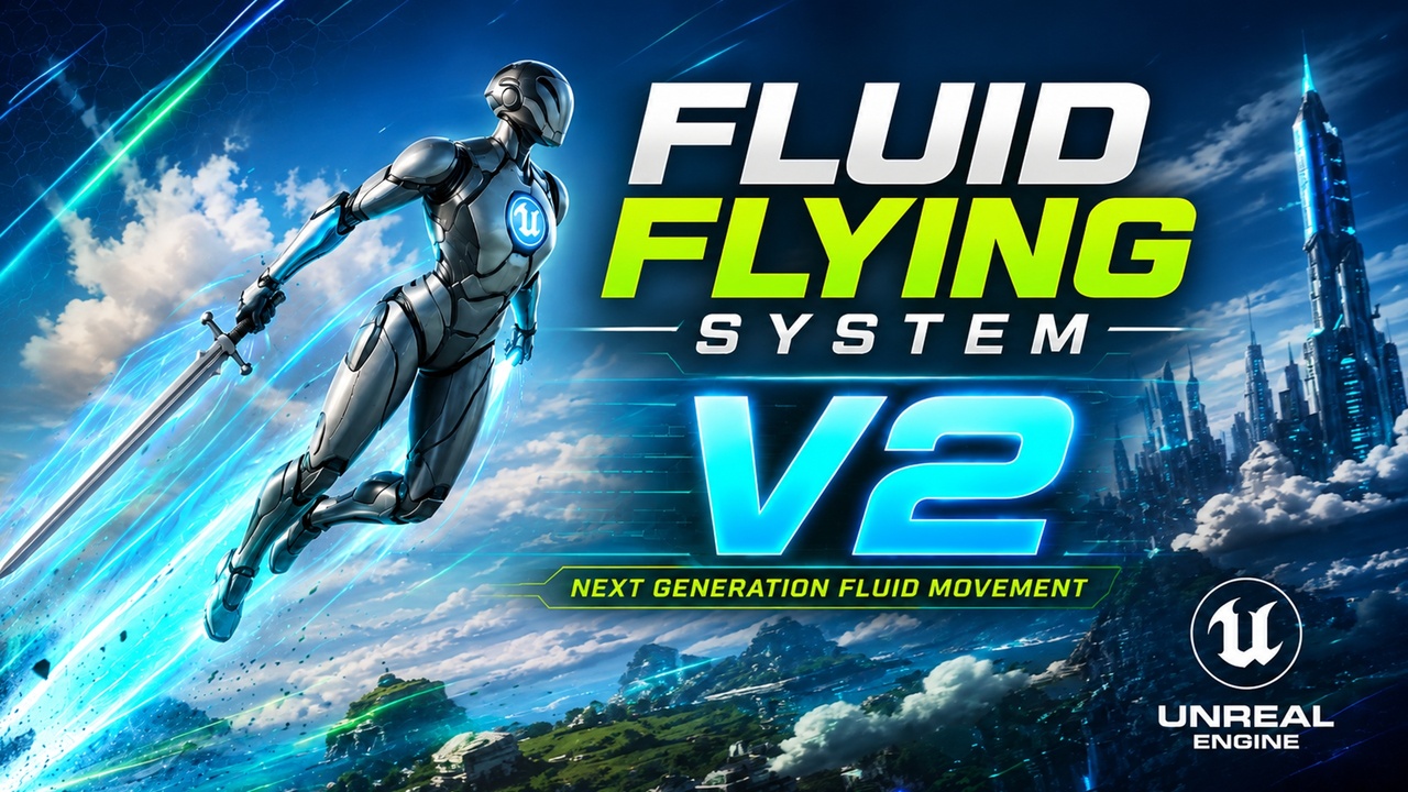 Media 1 for listing Fluid Flying System V2 - Super Hero Flight & Combat Framework