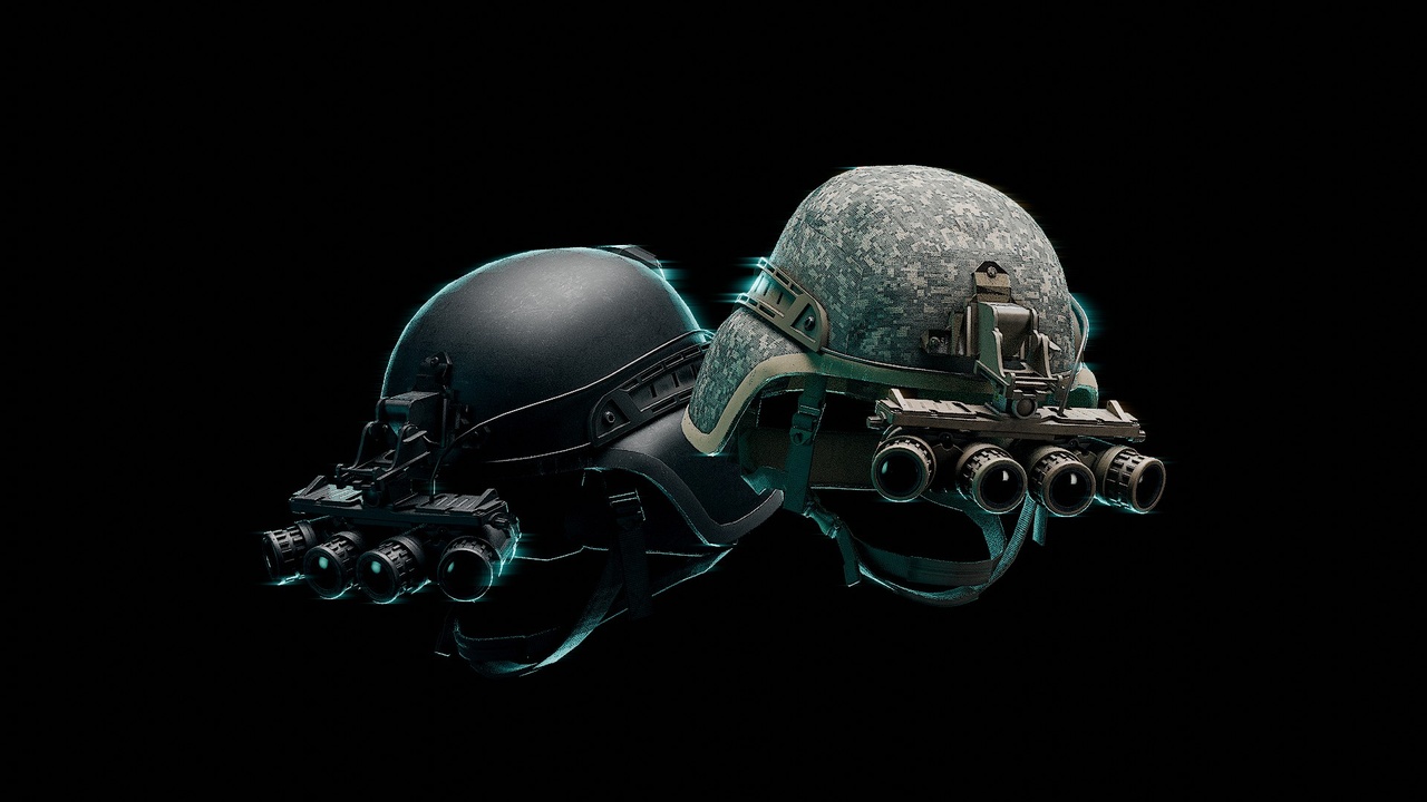 Media 1 for listing Tactical Military Helmet with Night Vision | Game-Ready