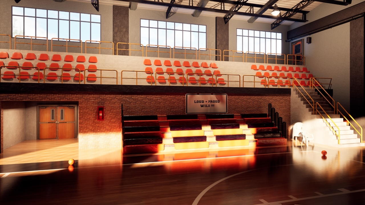 Media 1 for listing School Basketball Gym - Unreal Engine 5
