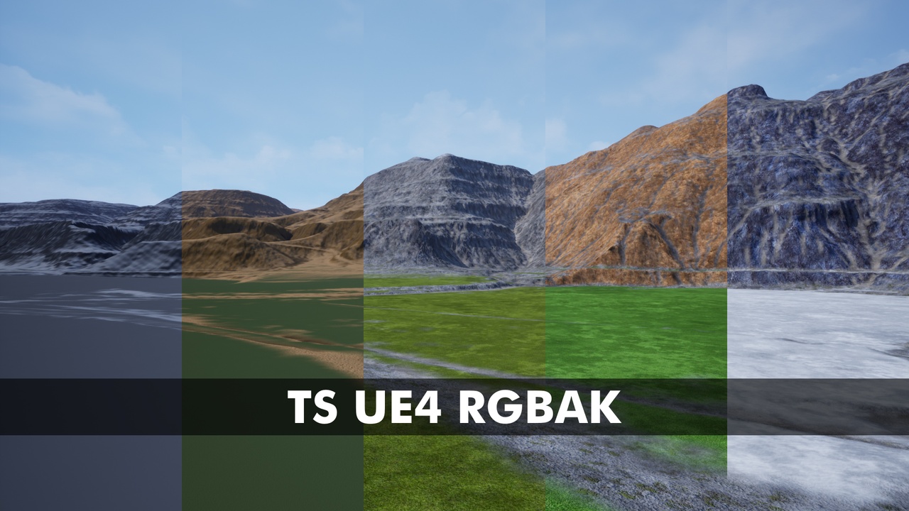 Media 1 for listing RGBAK Splatmap Materials