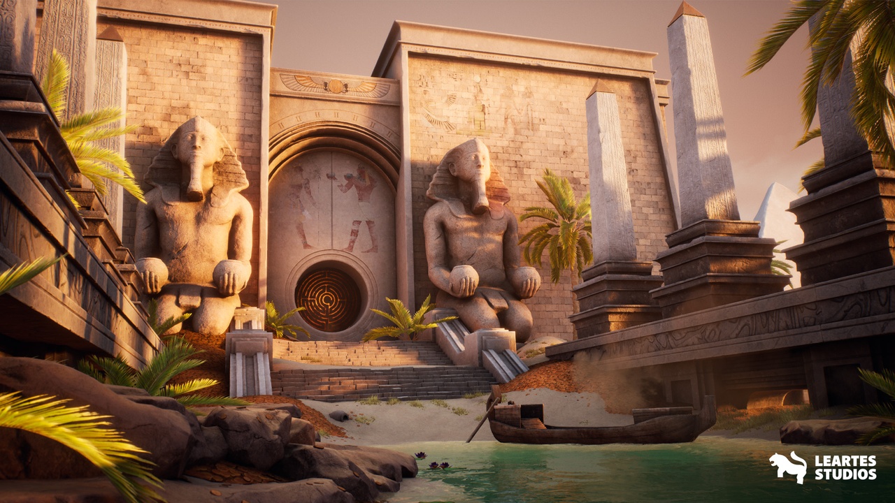 商品 Desert Temple Environment ( Desert Temple Desert Desert Temple Ancient Temple ) 的媒体 1