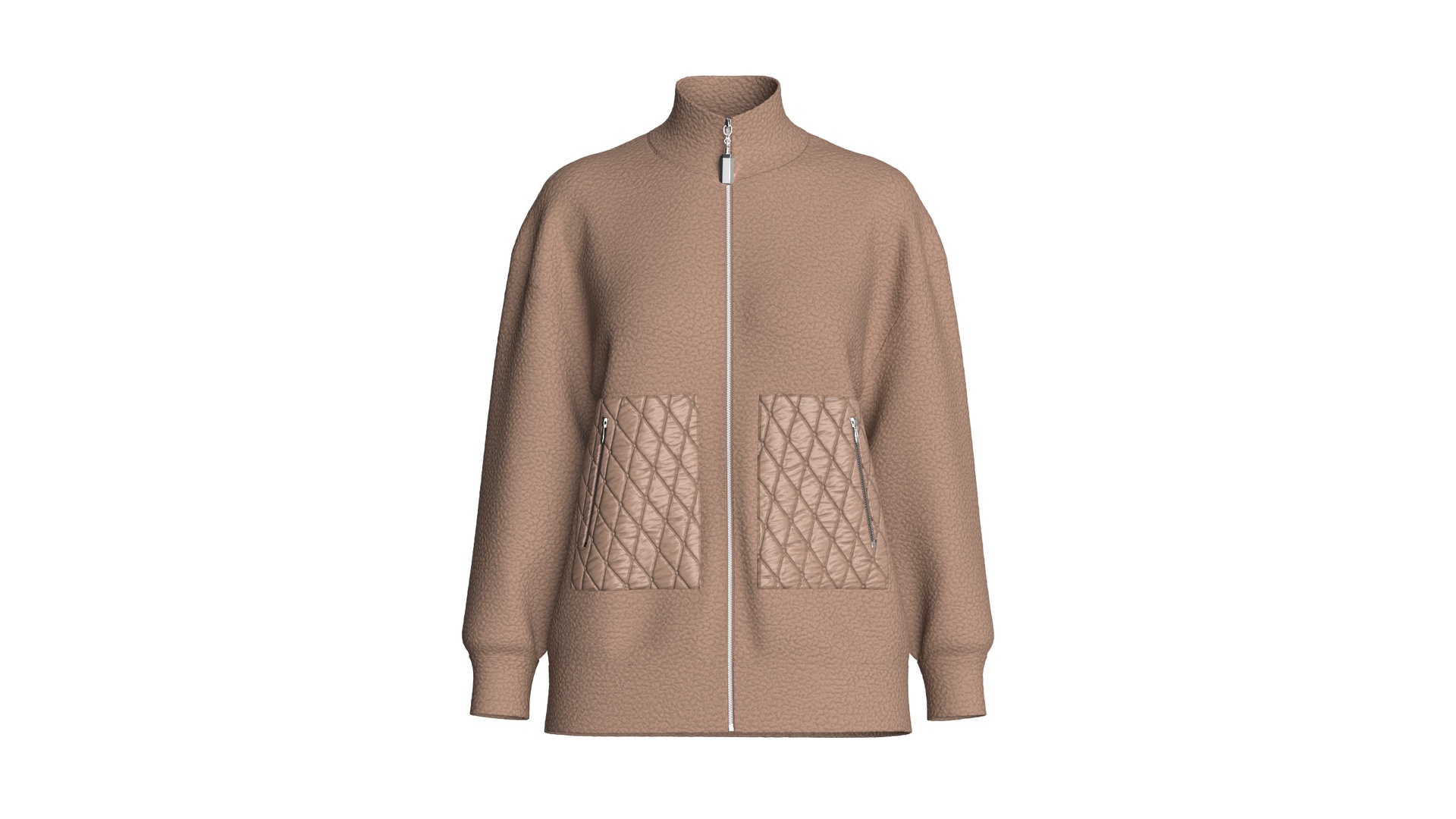 Media 1 for listing Girls Sherpa Fleece Jacket With Front Pockets | High Poly