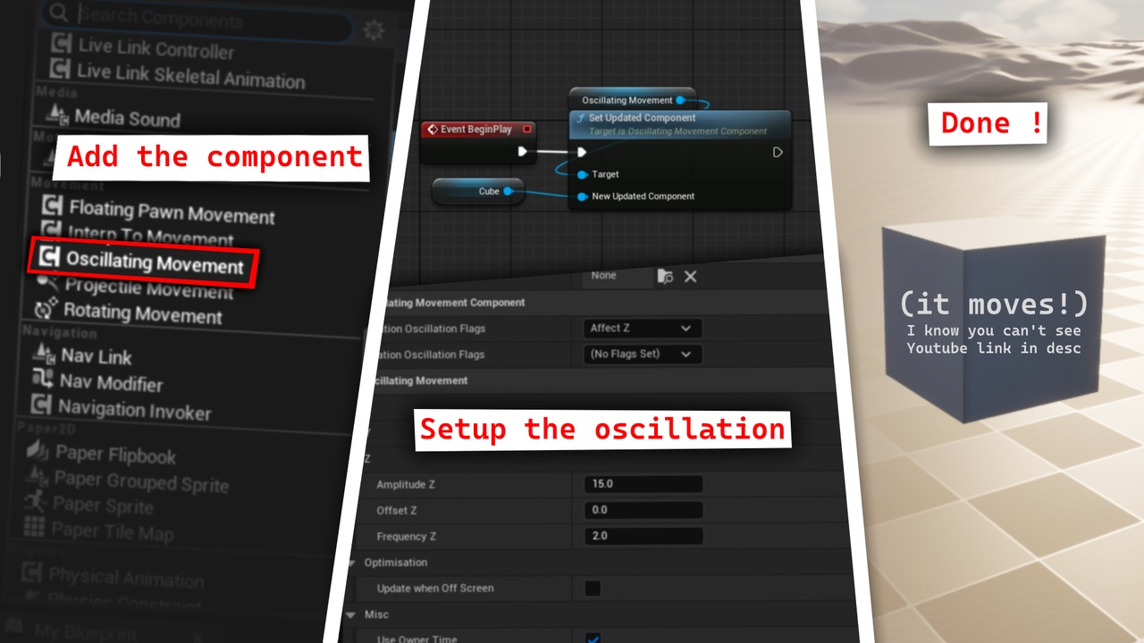 Media 1 for listing Oscillation Movement Component