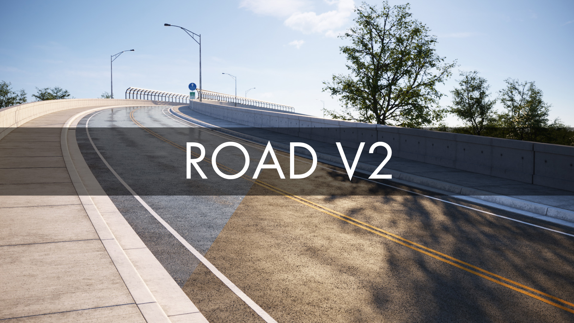 Road Material Pack v2 | Fab