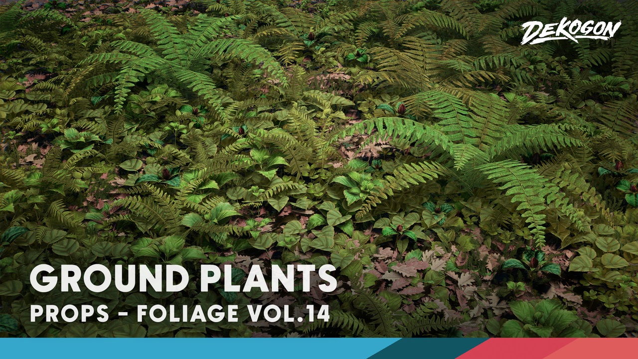 Media 1 for listing Foliage VOL.14 - Ground Cover (Low Poly)