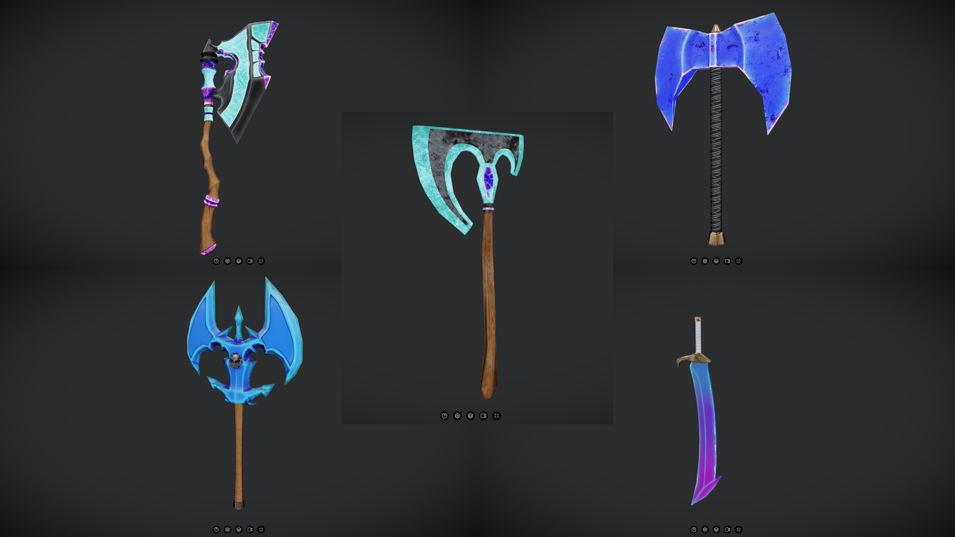 DARK FANTASY WEAPON PACK | Fab