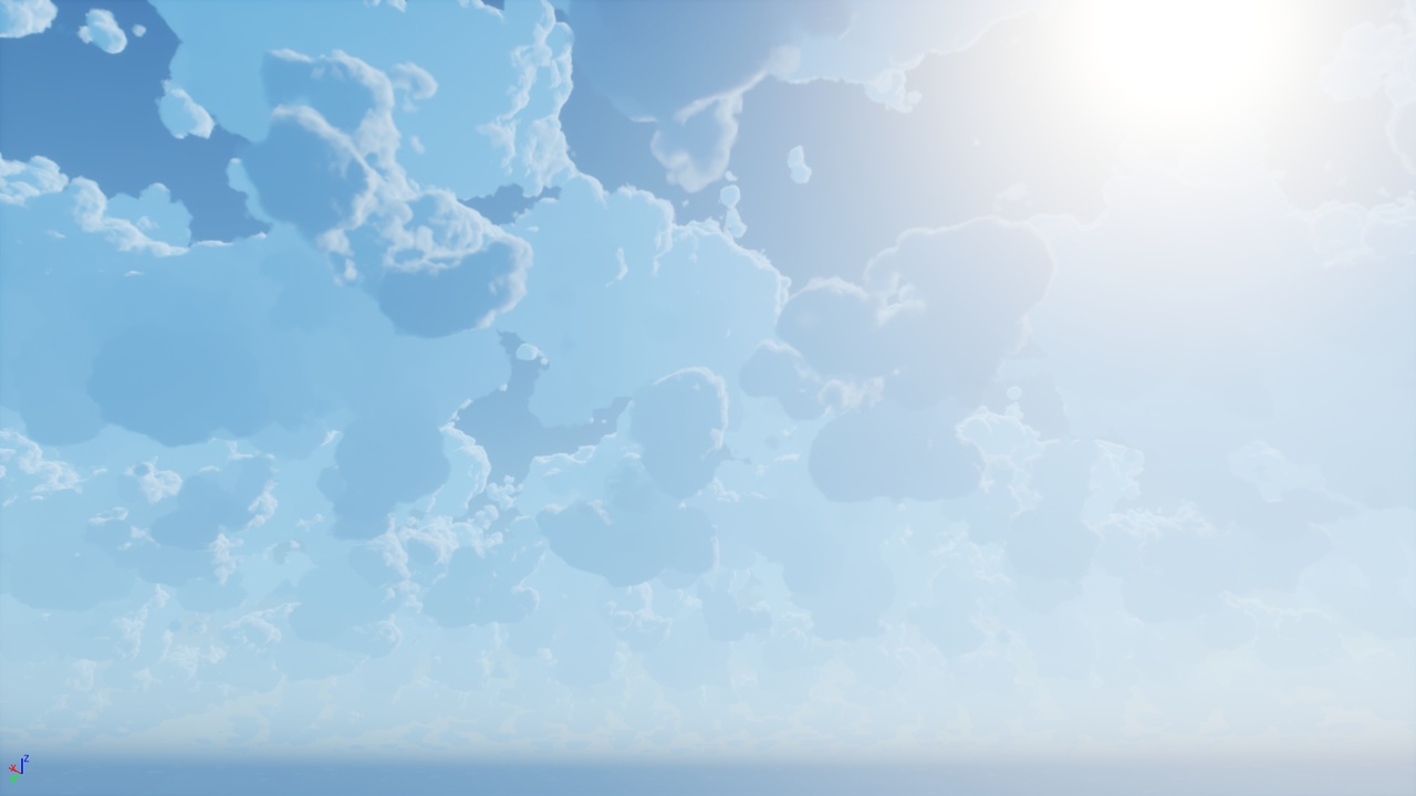 Медиа 1 для объявления Stylized Volumetric Clouds Shader
