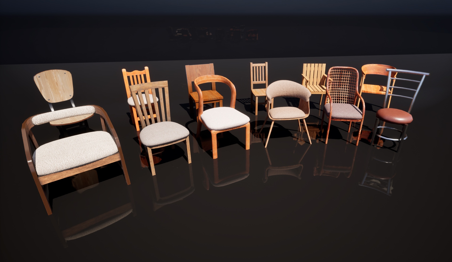 Media 1 for listing Chair 01 - Realistic 4K PBR Mesh Bundle