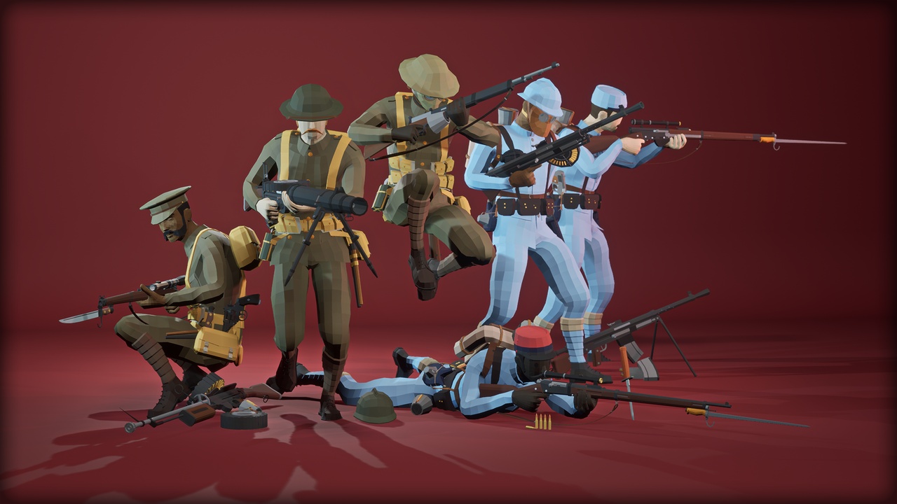 Media 1 for listing WW1 low poly British/French pack