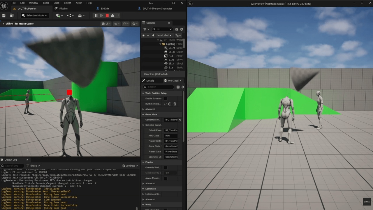 Media 1 for listing Bone Breaker - Multiplayer Dismemberment System (UE5)