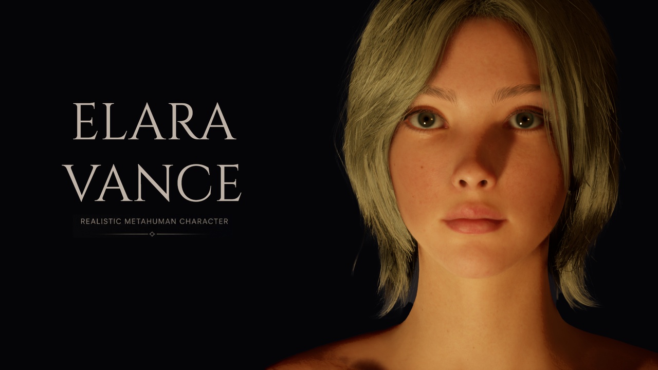 Media 1 for listing Elara Vance – Realistic MetaHuman Character