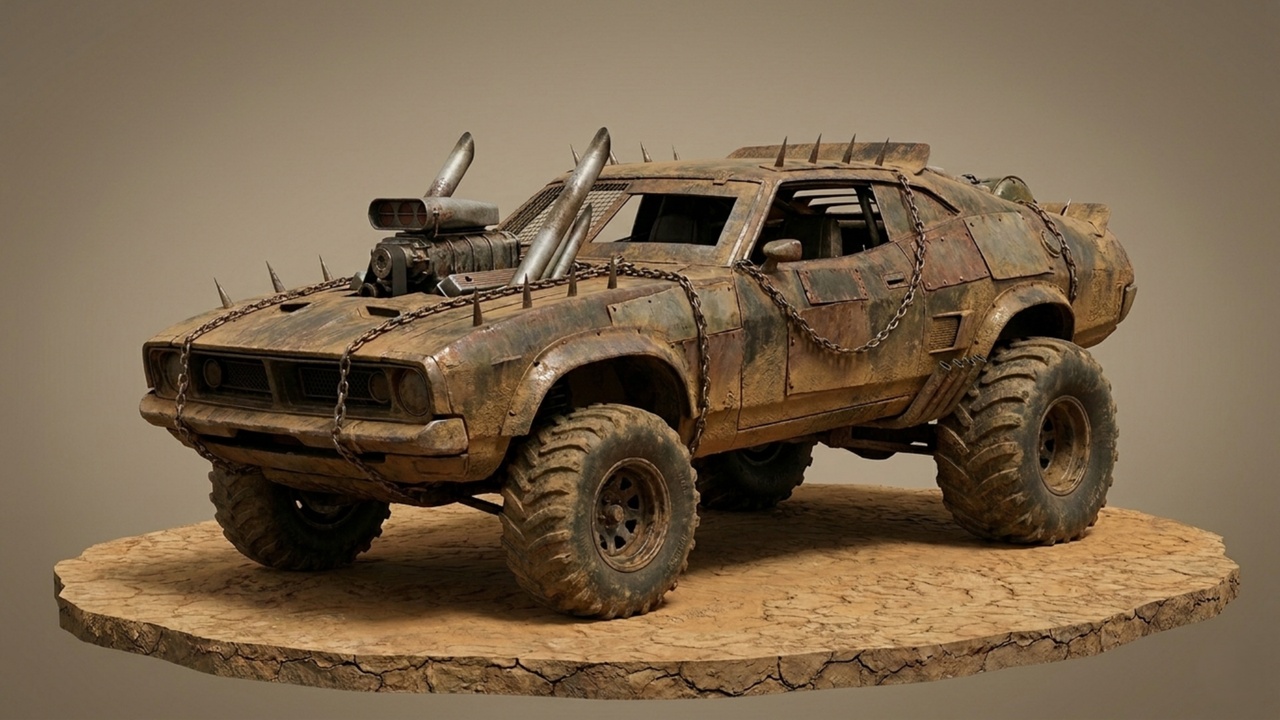 Post-Apocalyptic Muscle Car | Fab