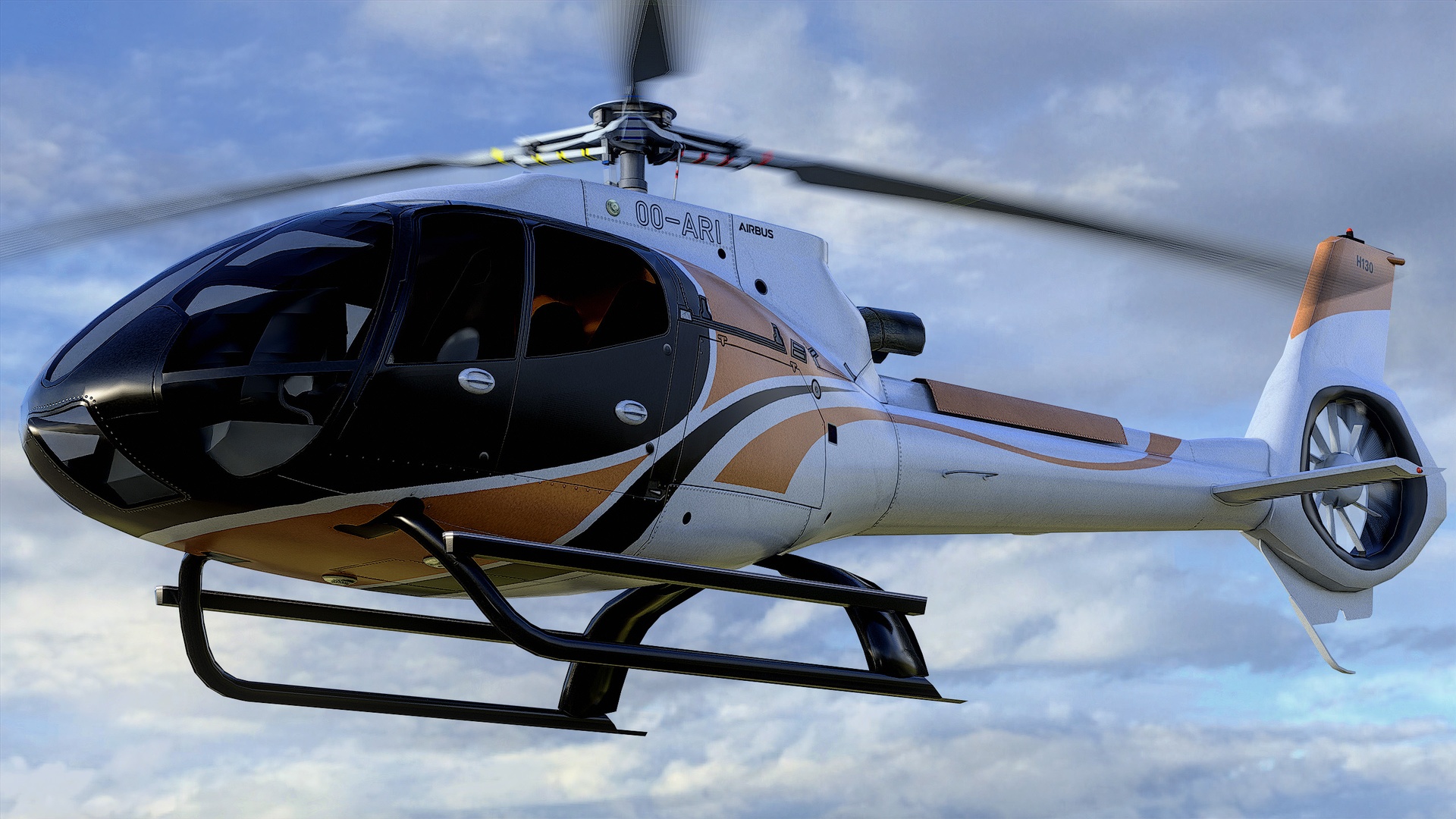 Media 1 for listing Civil Helicopter Aircraft #30 - Animated Low Poly PBR