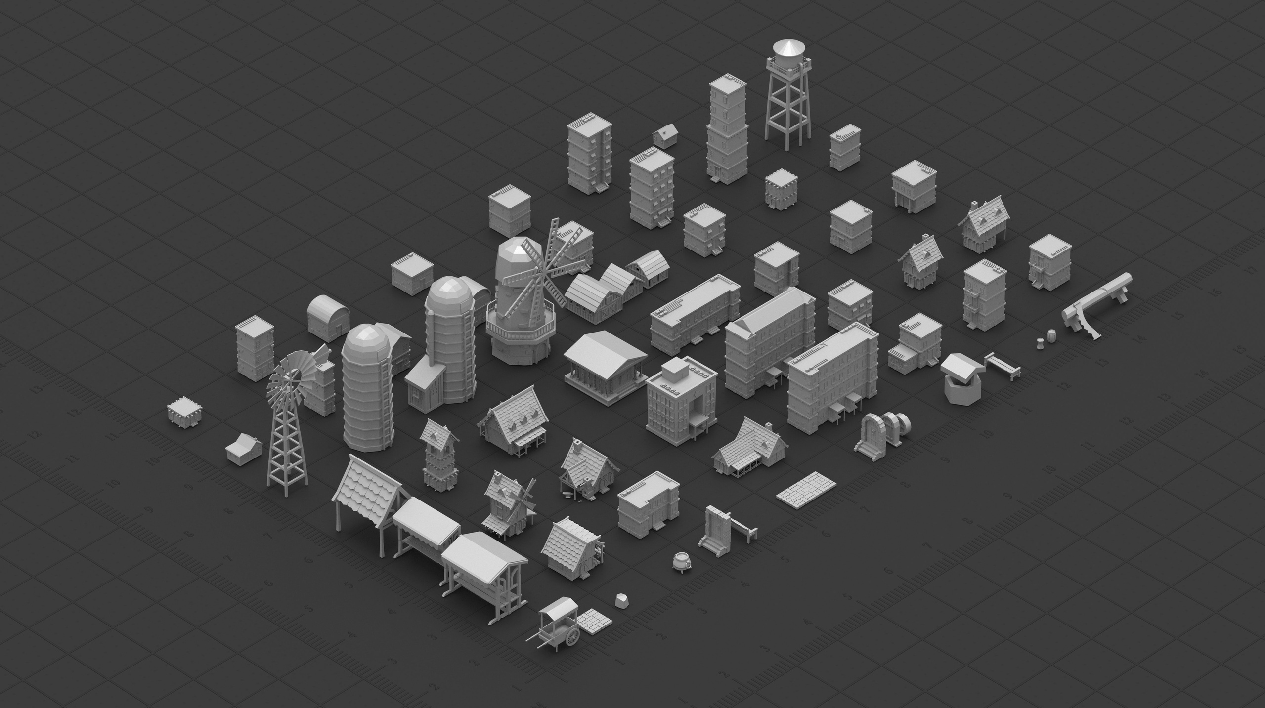 Media 1 for listing 65 Basemesh Architecture Pack