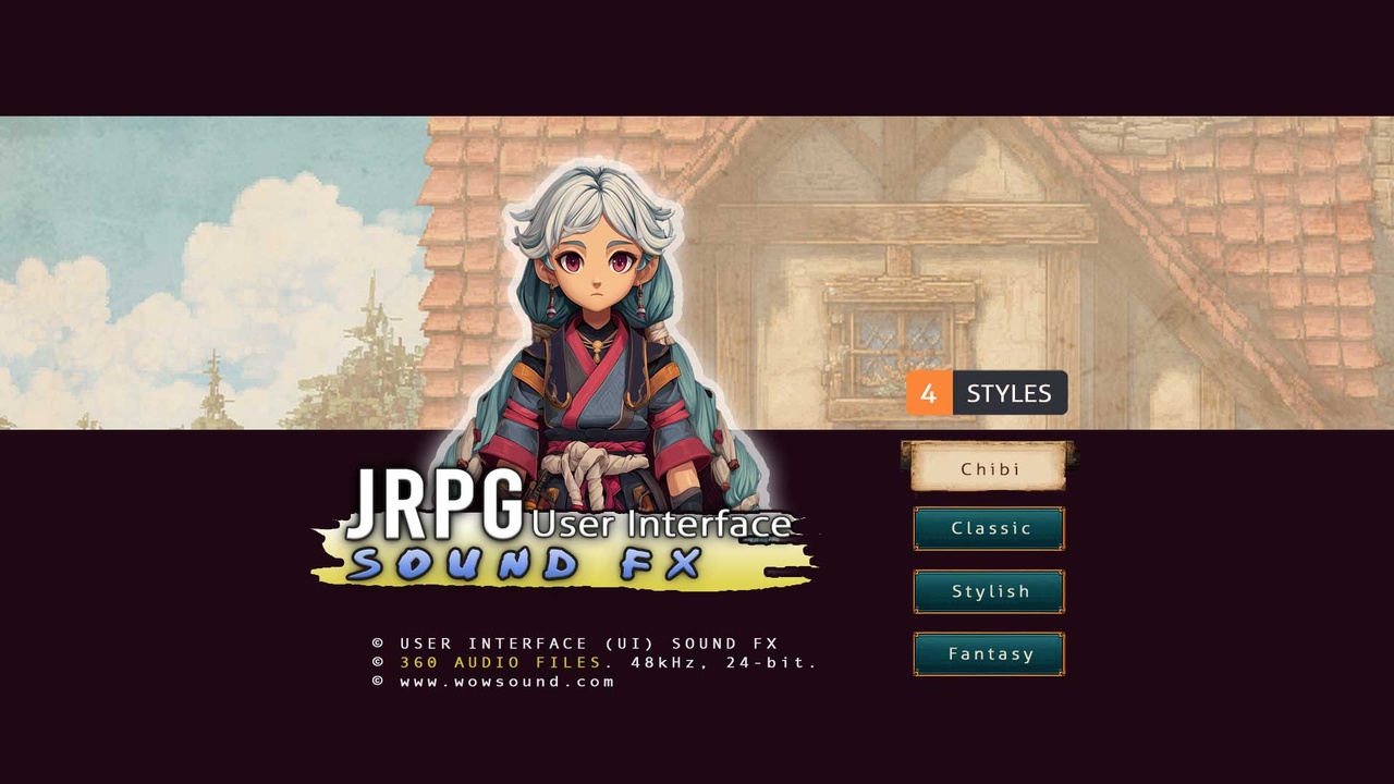 Media 1 for listing JRPG UI Sound Effects Pack
