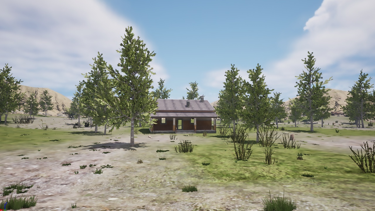 Media 1 for listing Abandoned House and Trees Environment Asset Pack