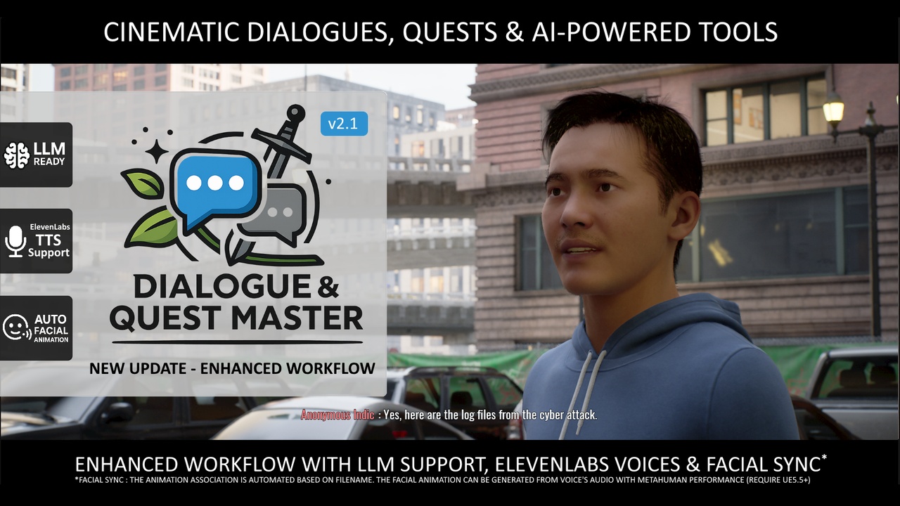 Dialogue & Quest Master ์ ํ ๋ฑ๋ก์ ์ํ ๋ฏธ๋์ด 1๊ฐ