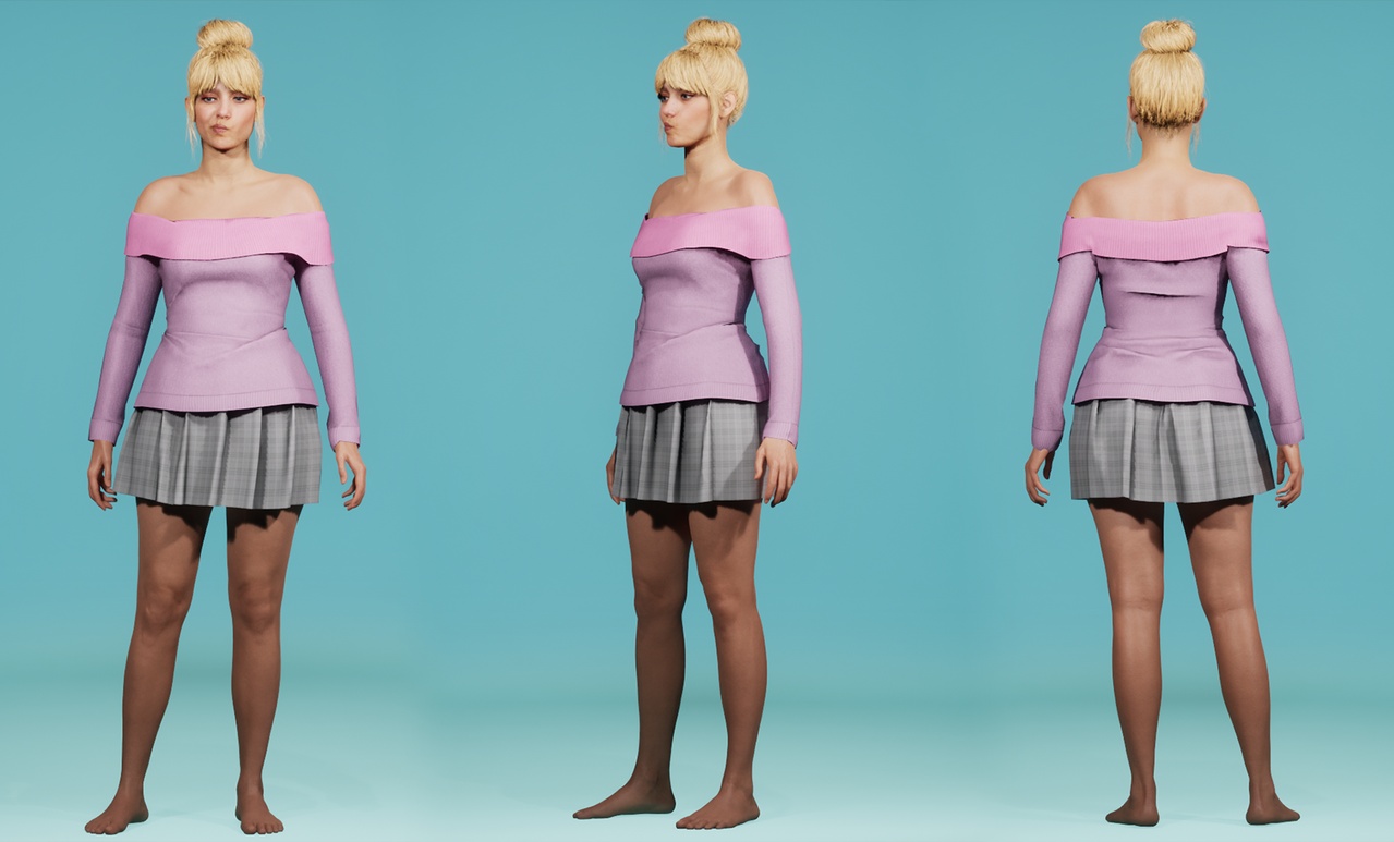 Media 1 for listing Sweater Essentials Collection Pack - Metahuman Outfit Pack