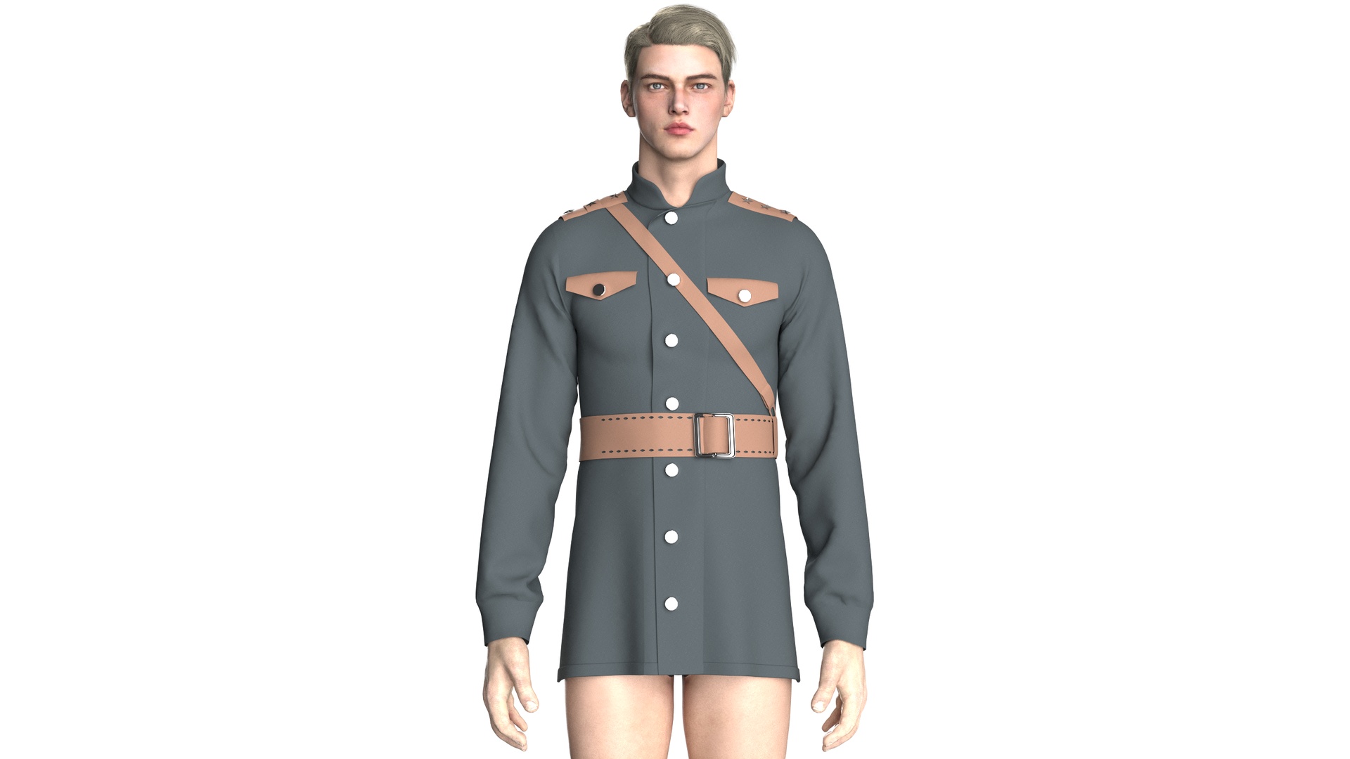 Media 1 for listing Men Military Uniform | High Poly