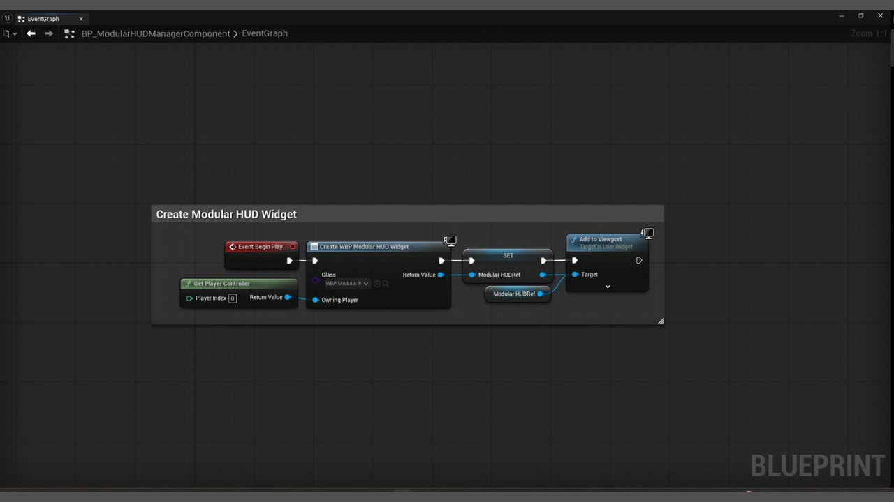 Media 1 for listing Modular UI HUD - Blueprint UMG HUD Starter Kit