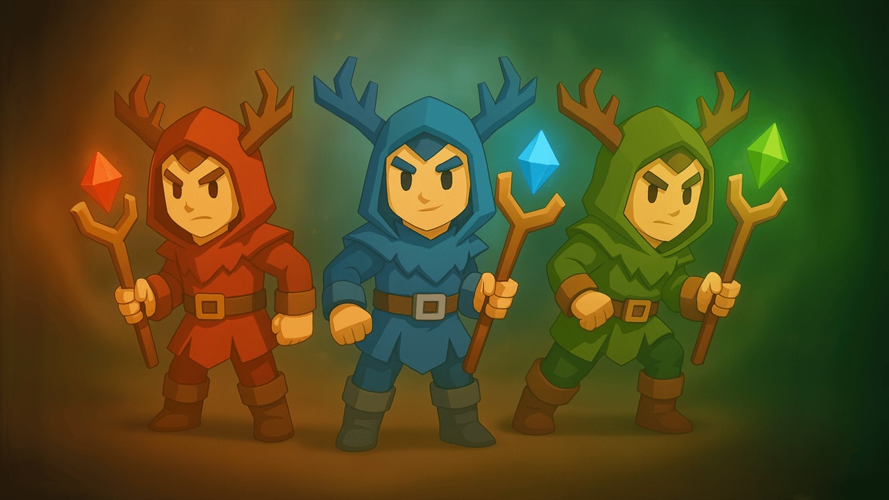 الوسائط 1 للقائمة Stylized Elf | Low-Poly